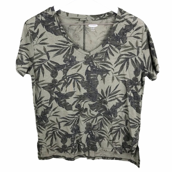 Old Navy Linen Blend Boyfriend Tee 
